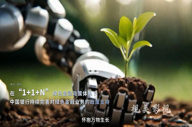 AIGC制作的銀行視頻